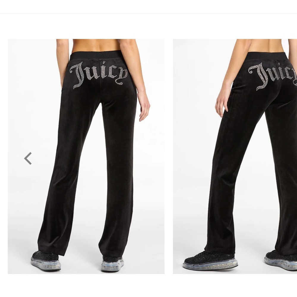 Beautiful juicy couture velour track pants last markdown!